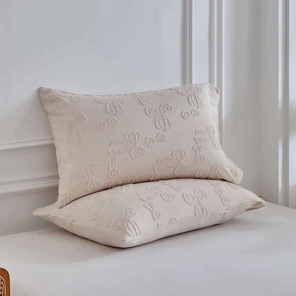 Blush Ribbon Whisper Duvet Set