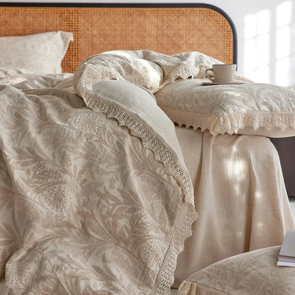Whisper Fern Jacquard Duvet Set