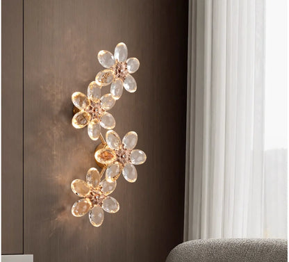 LumiBloom Crystal Wall Lamp