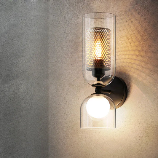 Dualis Ember Glass Wall Sconce