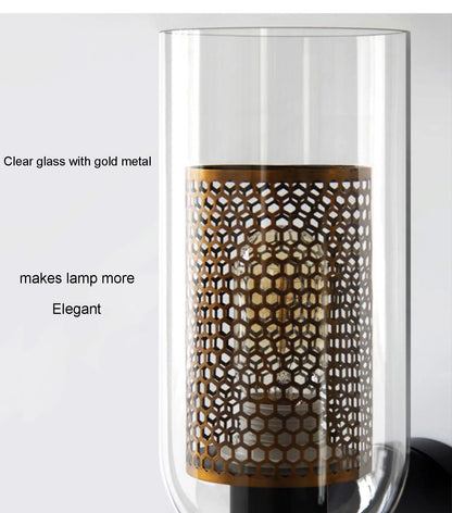 Dualis Ember Glass Wall Sconce