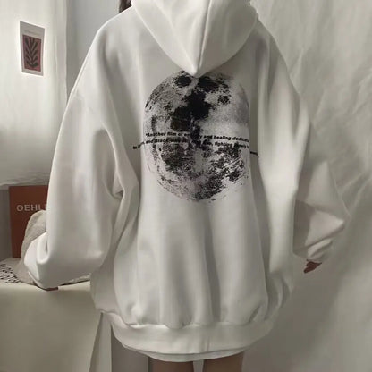 Let's Talk About The Moon Oversized Sweatshirt