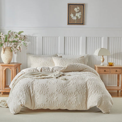 DaisyLoom Textured Bloom Duvet Set