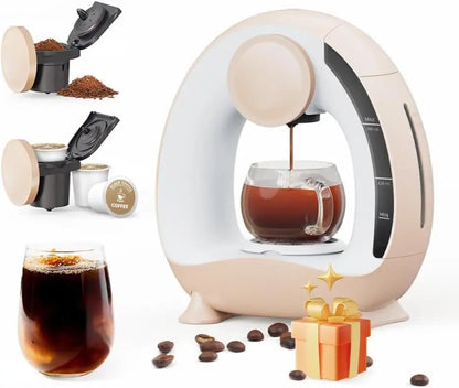 Mini Q 2-in-1 Single Serve Coffee Machine
