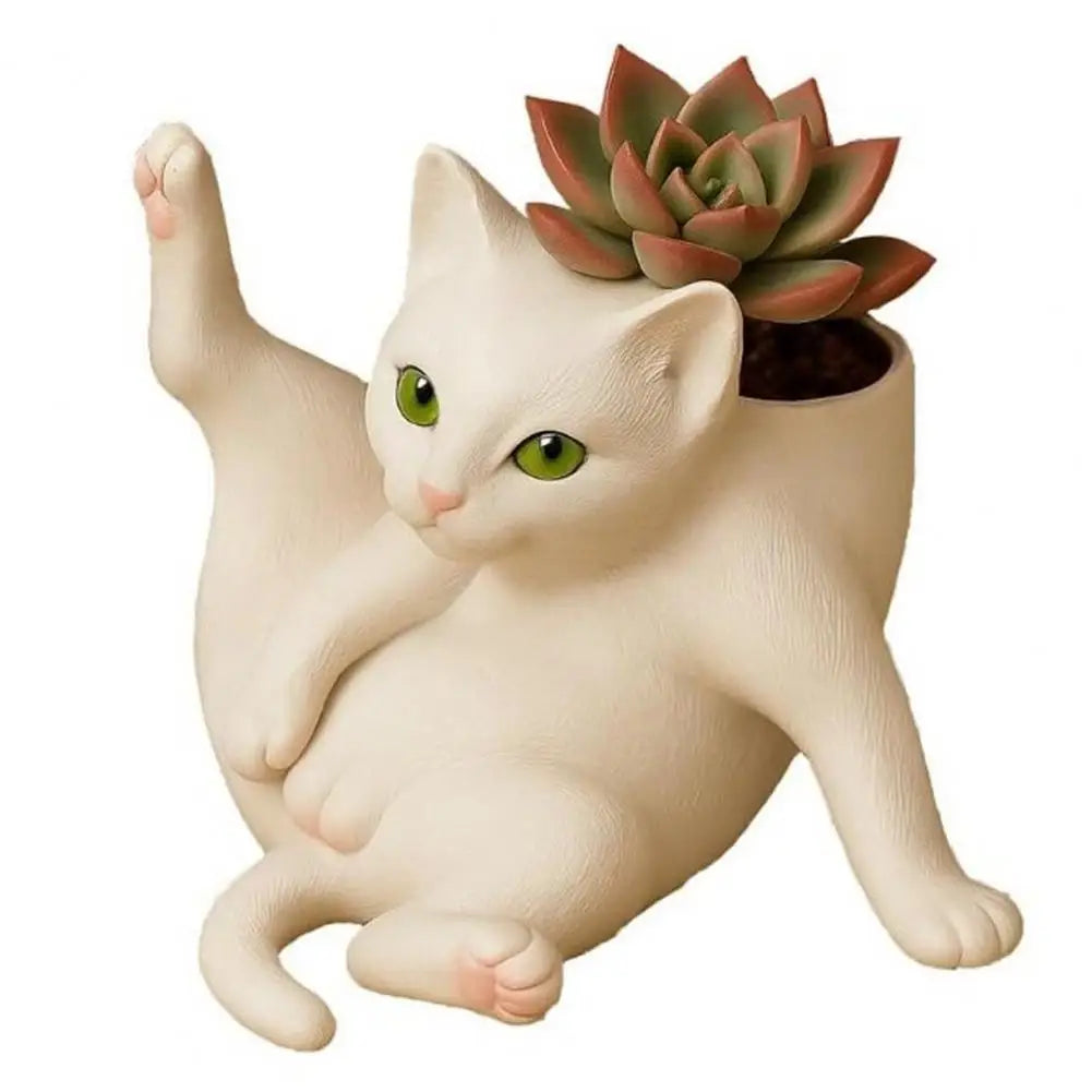 The Flexible Feline Planter