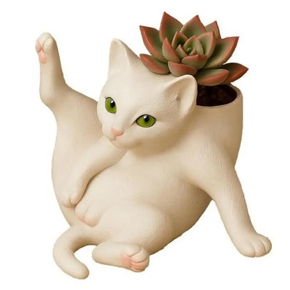 The Flexible Feline Planter