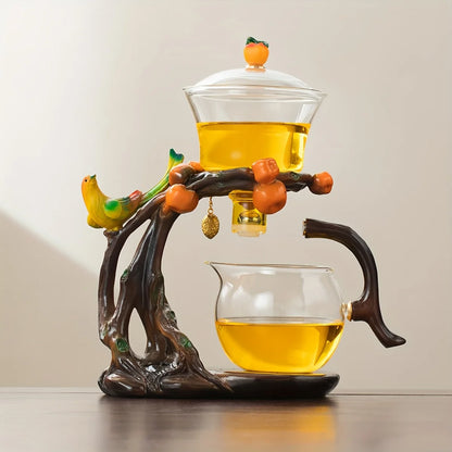 AmberBranch™ Teapot Pour Ritual Set