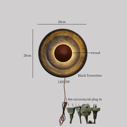 Solar Core Sconce Light