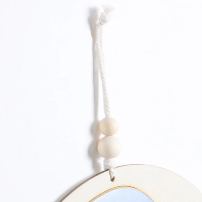 Yin Yang Wood Mirror