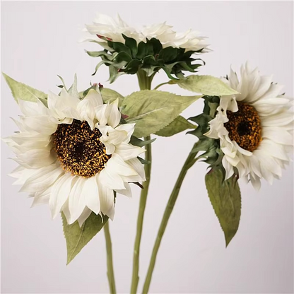 3pcs Real Touch Artificial Sunflowers Branches