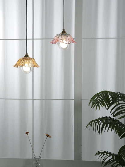 Petaluxe Glass Bloom Pendant Light