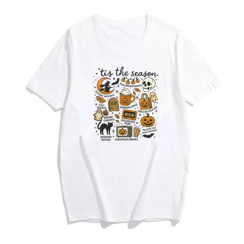 Tis The Season Shirt Retro Halloween Graphic Tee