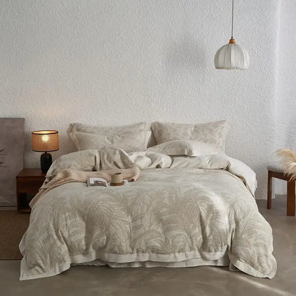 Whisper Fern Jacquard Duvet Set