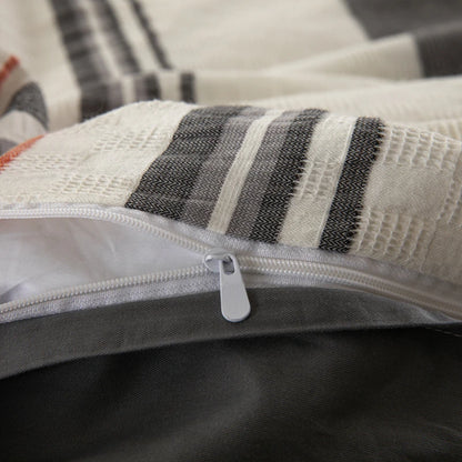 NORDÉLLE Cotton Stripe Duvet Cover Set