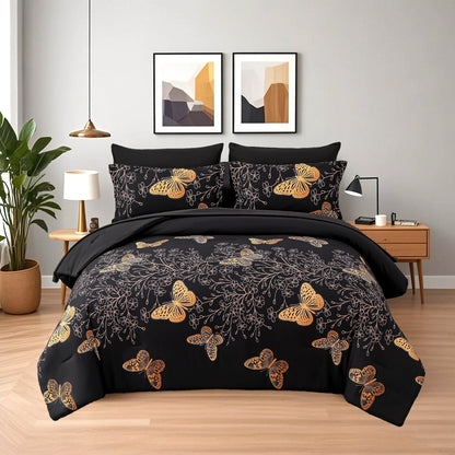 Nocturne Butterfly Bloom 7-Piece Comforter Set