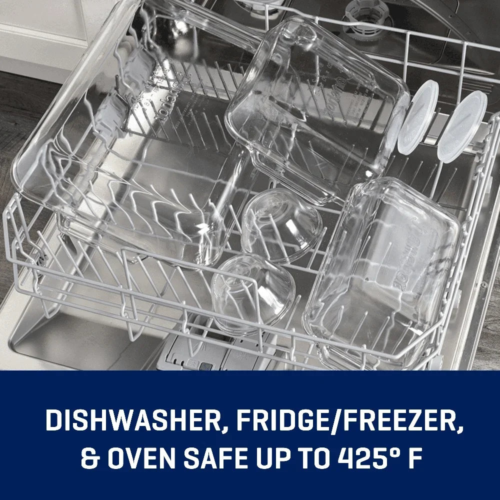 ClearBake Essentials 7-Piece Glass Bakeware Set