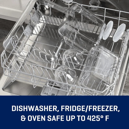 ClearBake Essentials 7-Piece Glass Bakeware Set