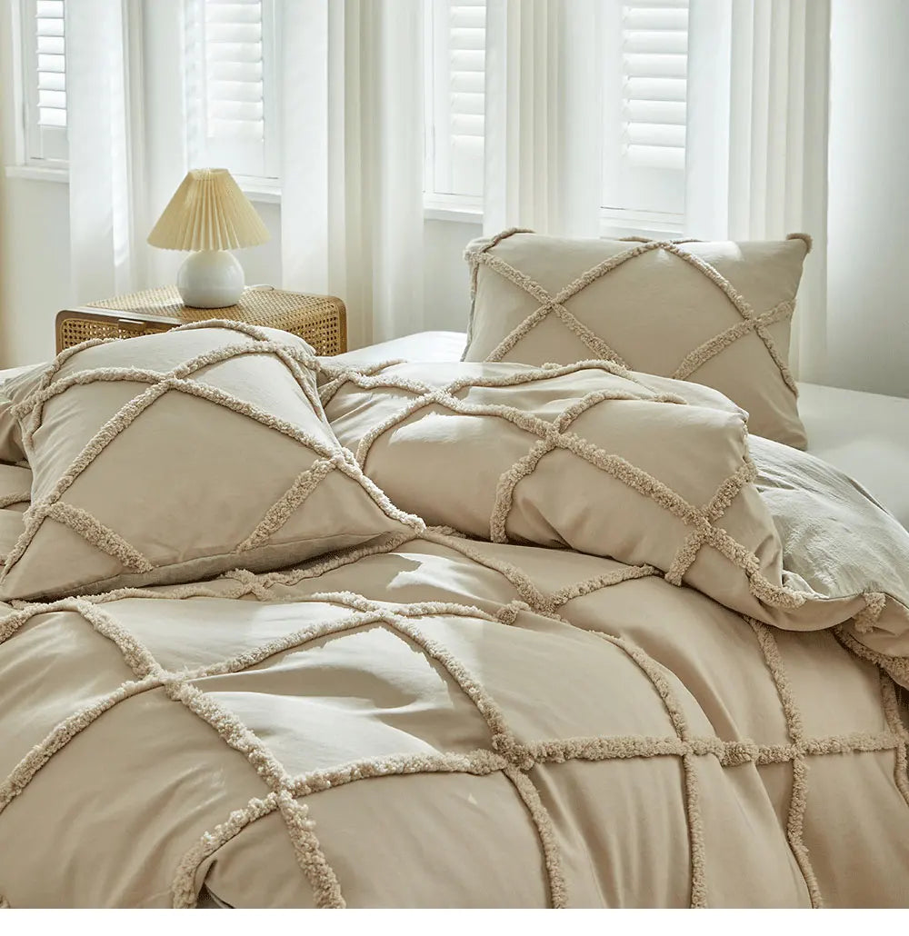 Boho Lattice Dream Bedding Set