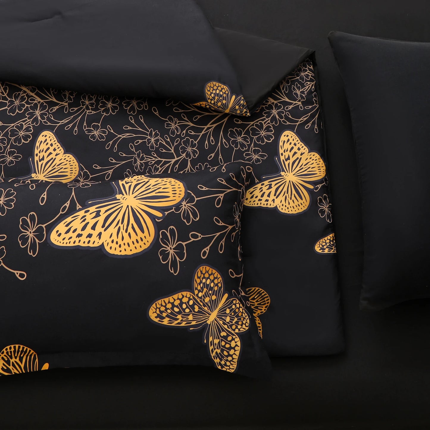Nocturne Butterfly Bloom 7-Piece Comforter Set