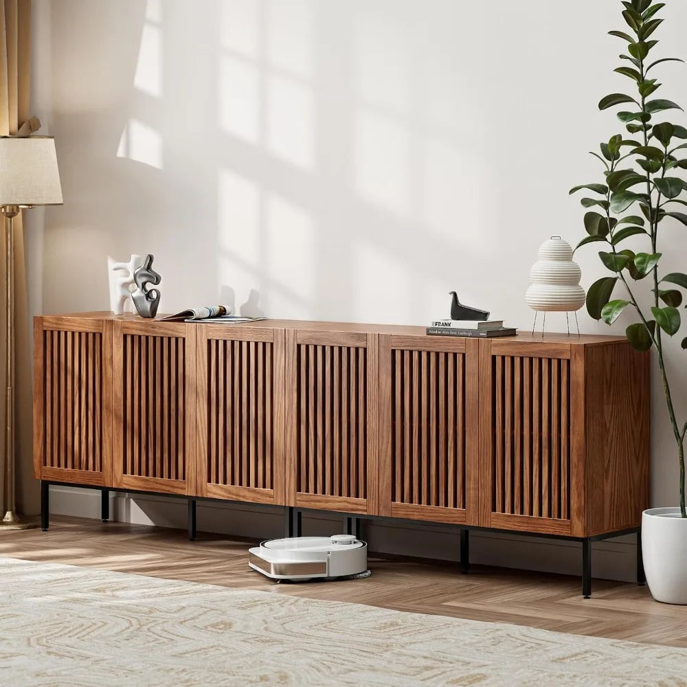 Alderline Slatted Media Console