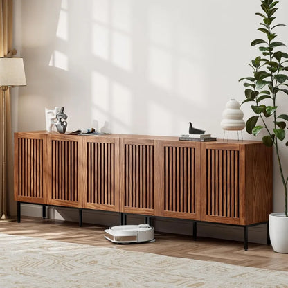 Alderline Slatted Media Console