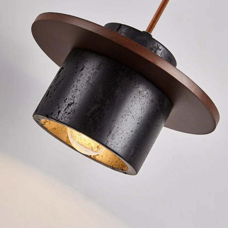 Black Halo Pendant Light