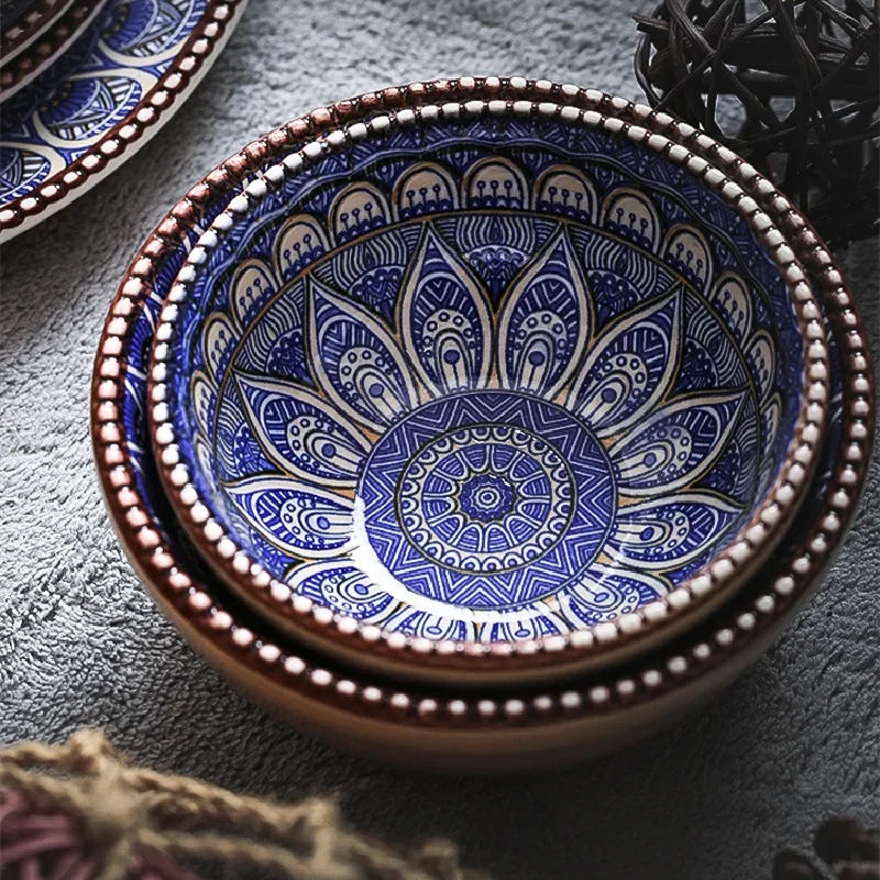 Hand Painted in Bohemian Notes Plates & Bowls
