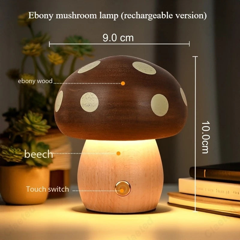 Glowshroom Wooden Night Light