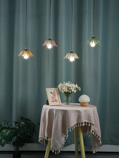 Petaluxe Glass Bloom Pendant Light