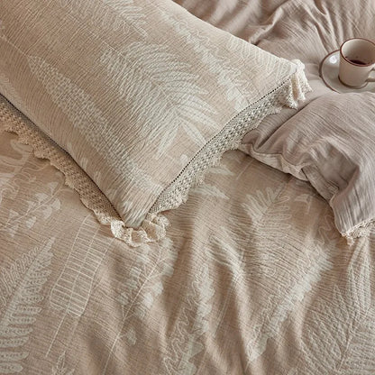 Whisper Fern Jacquard Duvet Set
