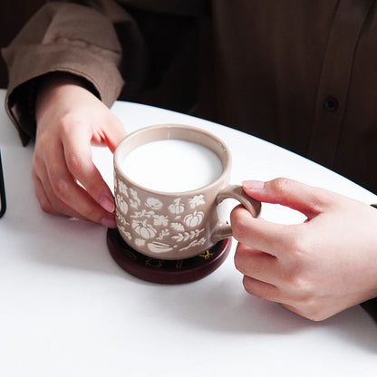 Autumn Harvest Frosted Pumpkin Mug
