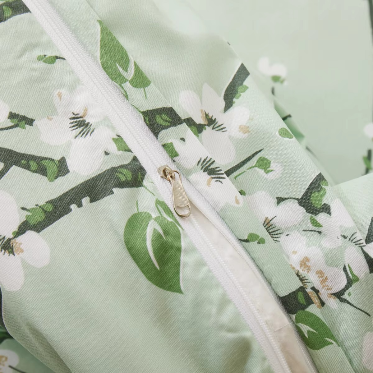 Sakura Spring Green Duvet Cover Set