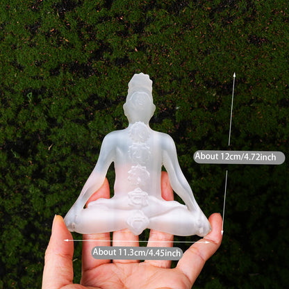 Selenite 7 Chakra Spiritual Figurine