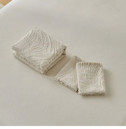 FeatherWhisper Textured Duvet Set