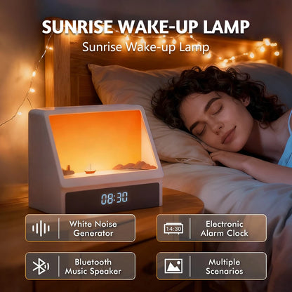 MorningGlow Smart Alarm Lamp