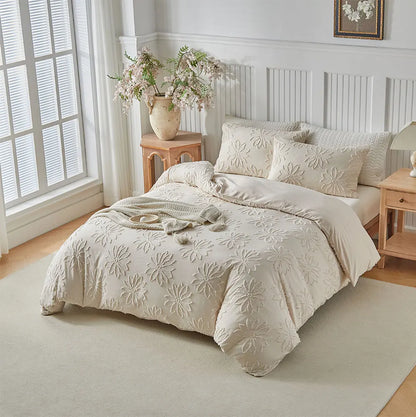 DaisyLoom Textured Bloom Duvet Set