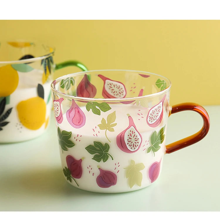 Fruit Orchard Harmony Glass Mug