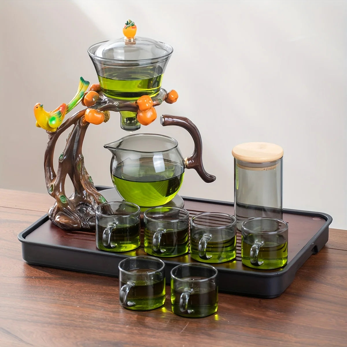 AmberBranch™ Teapot Pour Ritual Set