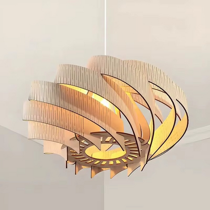 Crescent Swirl Pendant Light