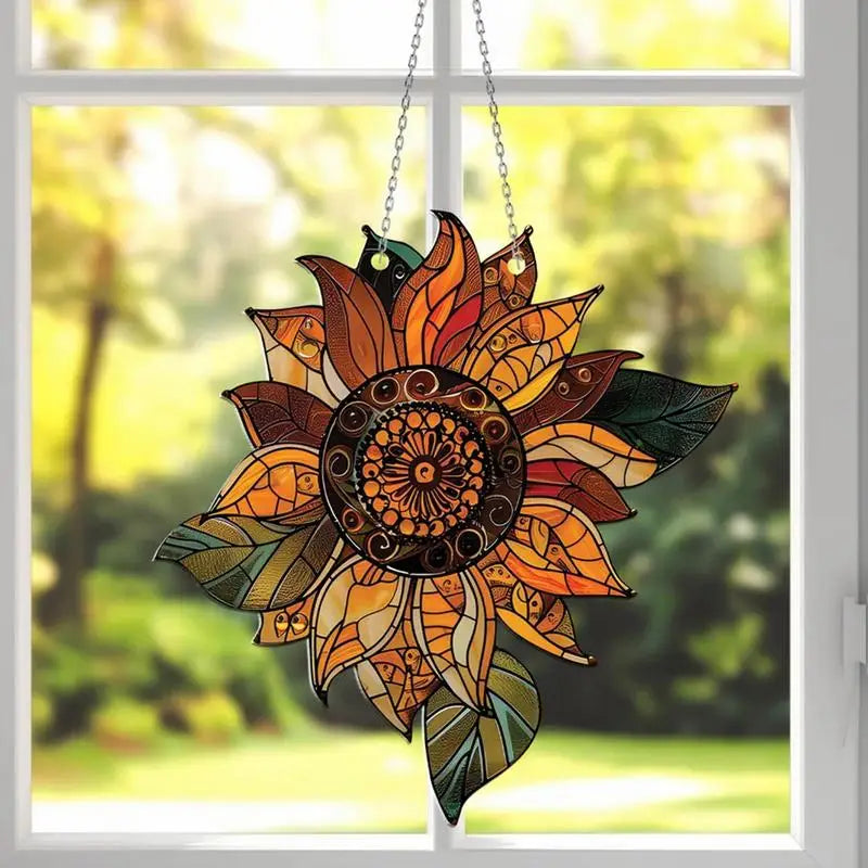 Sunflower Acrylic Window Decor