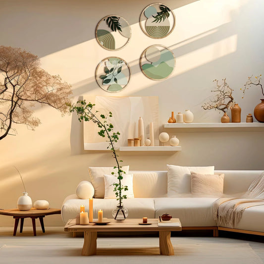 Golden Horizon Wall Art Collection (4pcs)