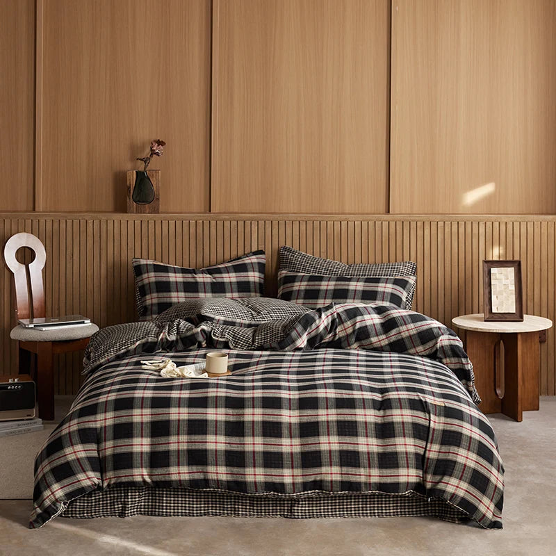 Birchwood Twilight Plaid Duvet Cover Se