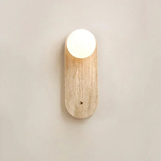 Elyra Travertine Wall Sconce