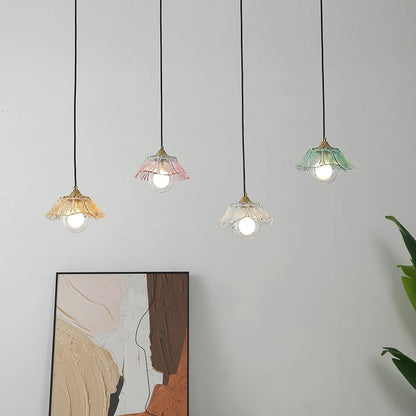 Petaluxe Glass Bloom Pendant Light