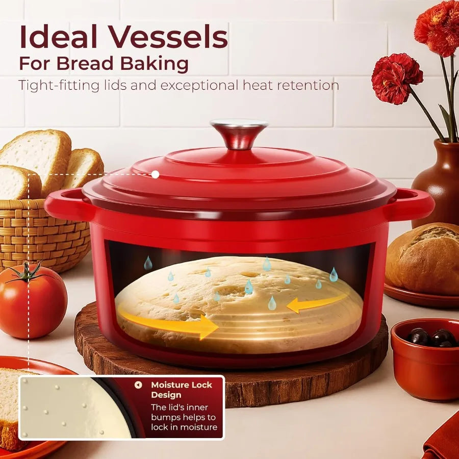 CrimsonCore Heirloom™ 7-Piece Cast Iron Set