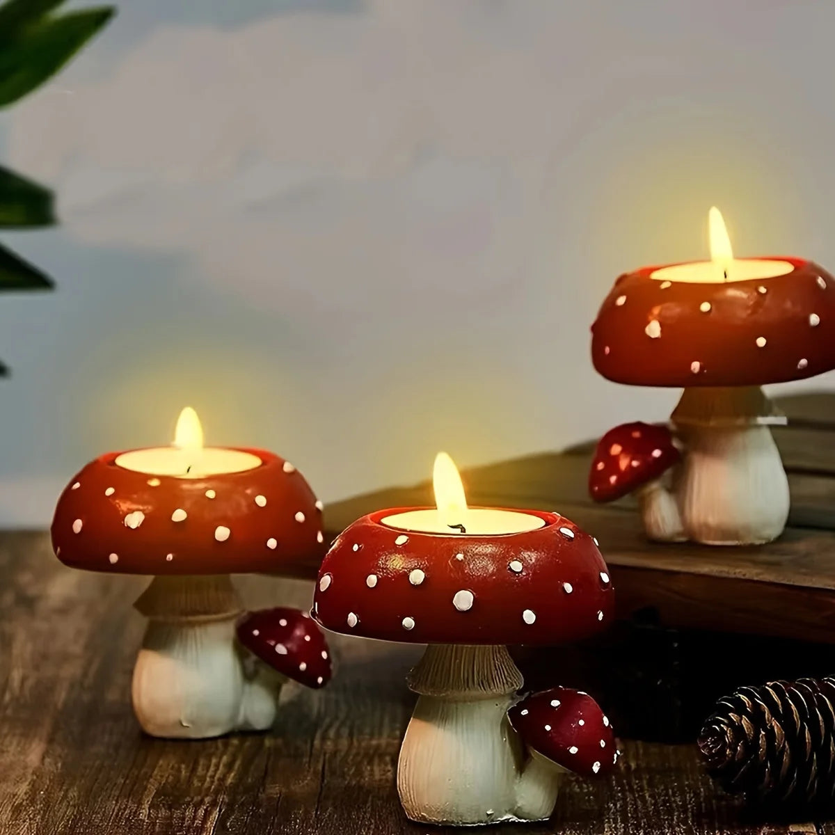 Mushroom Candle Holder