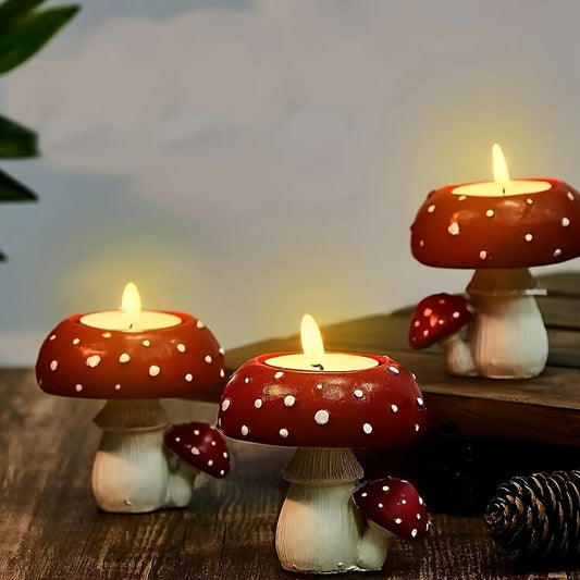 Mushroom Candle Holder