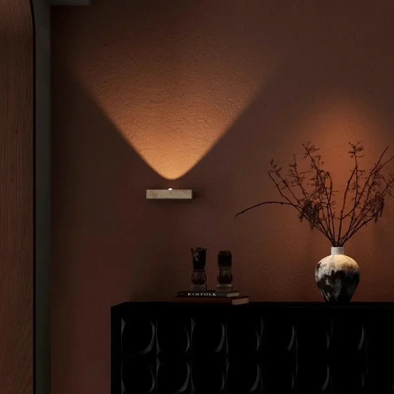 Linea Travertine Wall Sconce