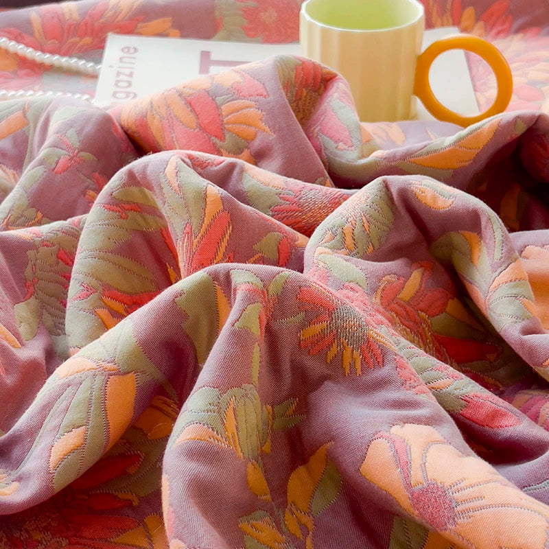 Retro Sunburst Bedspread