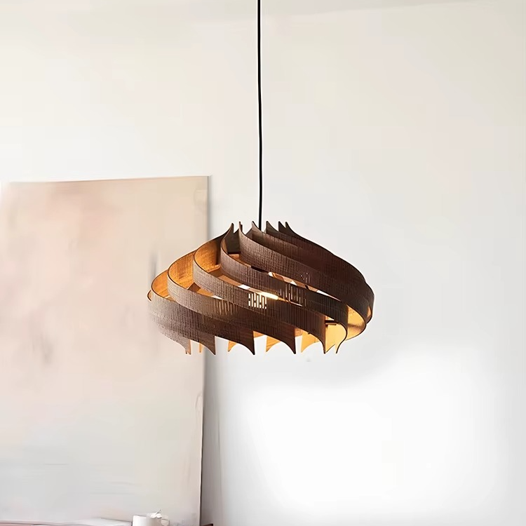 Crescent Swirl Pendant Light